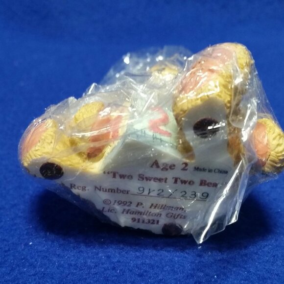 Cherished Teddies Two Sweet Two Bear Figurine Enesco 911321 Age 2 2nd Birthday - Picture 10 of 10